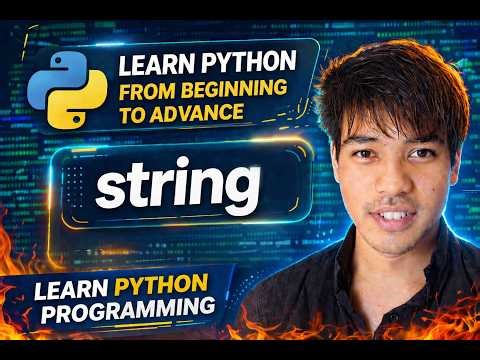 Python Strings Made Easy 😎 | Full Playlist for Beginners
