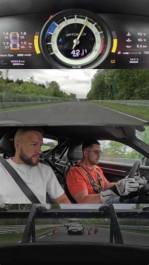 Precision driving highlighted in high-speed cornering lap