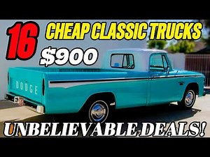 Best Bargains: 16 Classic Cars You Can Still Buy Cheap!