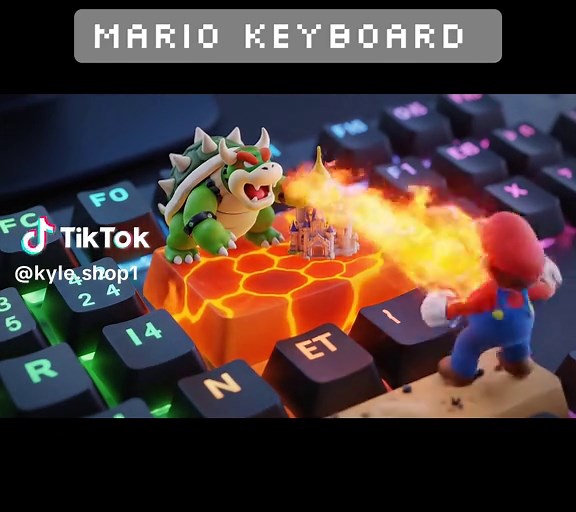 Mario keyboard #ai #mario #keyboardasmr #sora #keyboard | keyboard