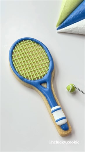35K views · 420 reactions | Tennis Cookie  Recipes and Cutters link in bio #cookiedecorating #satisfying #tennis | thelucky.cookie | Facebook