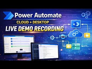 Power Automate (Cloud + Desktop) Live Demo | RPAVAULT
