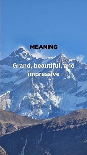 👑 Word of the Day: Majestic