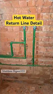 hot water return line system-plumbing skills #plumbingexperts #plumbingandpipefitting