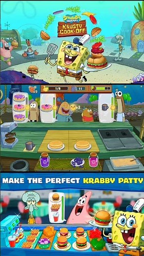SpongeBob: Krusty Cook-Off All Levels 🍔 #3