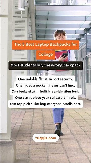 Best Laptop Backpacks for College 2026 — #1 Surprised Us #shorts