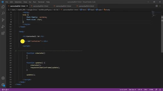 02 - Introduction to 3d and VR web browser physics