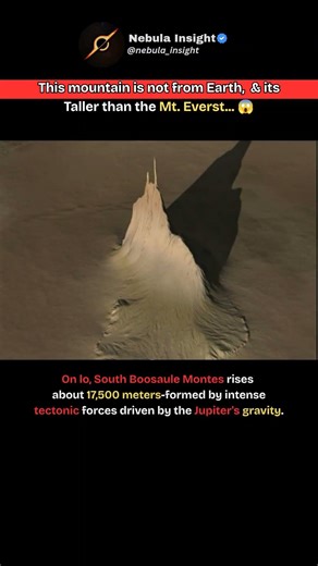 This Mountain Isn’t on Earth 😱 Taller Than Everest?! #shorts #viral #trending