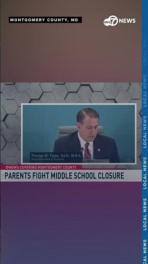 Maryland parents express shock over plan to close school and relocate another