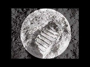 First Footprint on the Moon