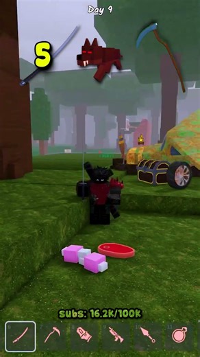 Katana vs Scythe in 99 Nights - Roblox