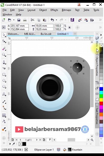 Flat Icon Design Tutorial Using Corel Draw X7