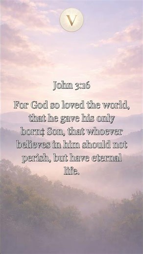 John 3:16 | For God so loved the world