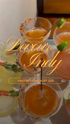 Gearing up for Winterfest 2025, Devour Indy hosted its biannual Cocktail Competition, previewing a selection of Devour menu drinks across 100 participating restaurants. Taste the best of Indy's winter dining experience Jan. 20 - Feb. 2. Learn More: https://www.devourindy.com/ | Downtown Indy