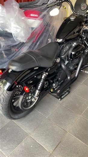 Sound of iron 883 with vnh exhaust #harleydavidson #iron883 #sportster #sportster883