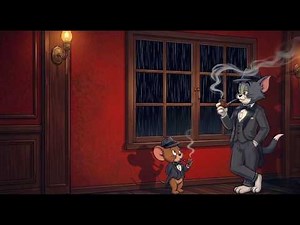 Deep Focus Noir Jazz: Classic Tom & Jerry Vibes | Jazz Music for Deep Concentration