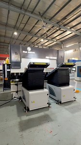 CNC Press Brake 8 axes With Sheet Follower System #pressbrake #fabrication #SheetMetal #fabricator #electricalcabinet #enclosure #electrical #cnc #cncpressbrake #steelfabrication #steelindustry | Wuxi Smart CNC Equipment Group Co.,LTD
