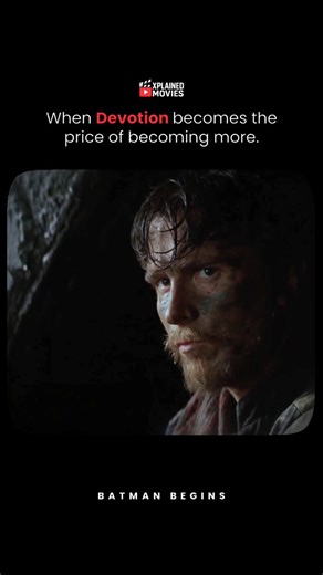 Xplained Movies on Instagram: "The training scene between Ra’s al Ghul and Bruce Wayne in Batman Begins defines the philosophical foundation of Batman. When Ra’s says, “If you devote yourself to an ideal, you become more than just a man,” the film reveals that Batman is not born out of strength, but devotion. This moment captures Bruce Wayne’s realization that fear can be weaponized, identity can be sacrificed, and a man can become a symbol. One of the most important scenes in the Dark Knight tr