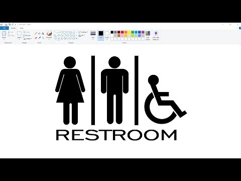 How to draw Logo in Ms Paint | Logo Drawing Tutorial in Ms Paint.