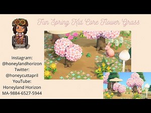 How to use all the tools in the custom design app ACNH Animal Crossing + Pastel Kid Flower Path