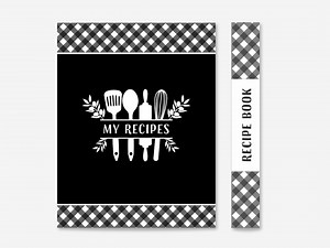Printable Kitchen Recipe Binder Cover, Editable Recipe Binder Cover, Spines and Dividers, Cookbook Binder, Recipe Book Binder Kit, DIY - Etsy