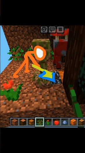 Stickman Survives One Block!#entertainment