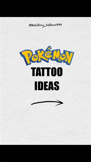 Creative Pokémon Tattoo Ideas from Gen 1