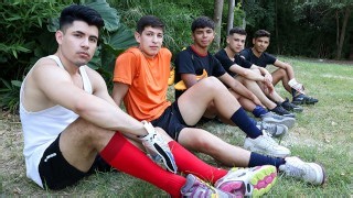 Soccer Players Explosive Post-Game Raw Fuck Orgy HD
