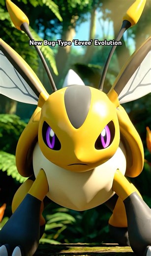 New Bug-Type ‘Eevee’ Evolution #fypシ #pokemon #pokemonchannel #eevee #pokemonyoutube