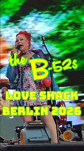 The B-52's – Love Shack 🔥 Live Front of Stage | Berlin 2026 #shorts