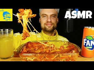 Lasagna Mukbang (CHEESY!) 🇮🇹😋 ASMR Eating!