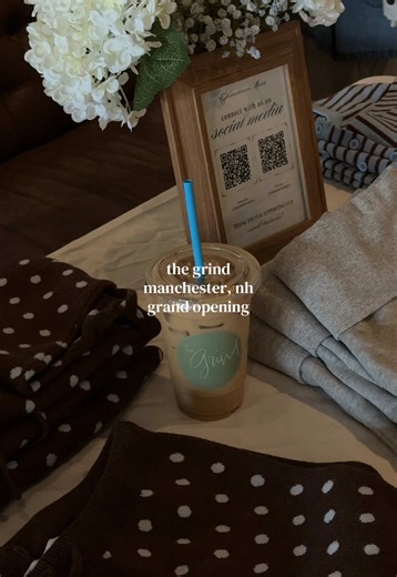 The Grind Manchester NH grand opening coffee shop