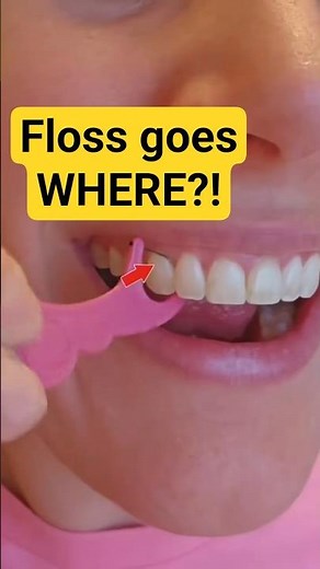How to floss properly 🤯 + these picks are 🍓 flavored!