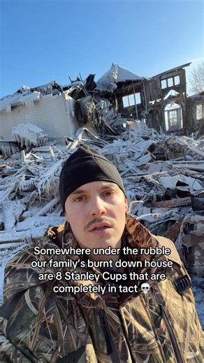 My house completely burnt down 💔