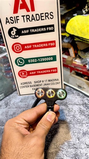 Mettal Button 3 point #03021290000 #mettalbutton #foglight #ybr125 #cg125