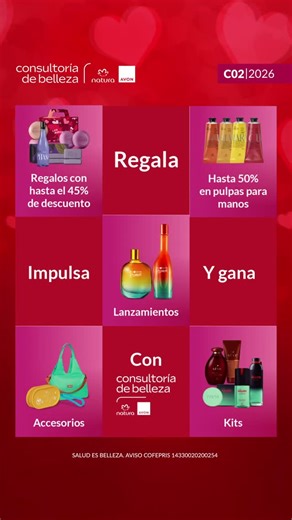 Consultoría de Belleza Natura y Avon MX on Instagram: "El amor está en el aire… y en tu Revista de Consultoría de Belleza Natura y Avon 💖.⁣ Descubre los 25 regalos Natura que te ayudarán a ganar más durante este C02 ✨"