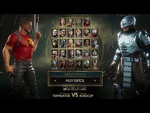 TERMINATOR VS ROBOCOP | DIFICULTAD MUY DIFICIL | MORTAL KOMBAT 11 (2025)