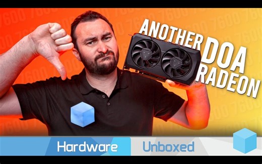 AMD RX 7600 公版显卡详细评测与跑分 | 作者：Hardware Unboxed | 机翻中文