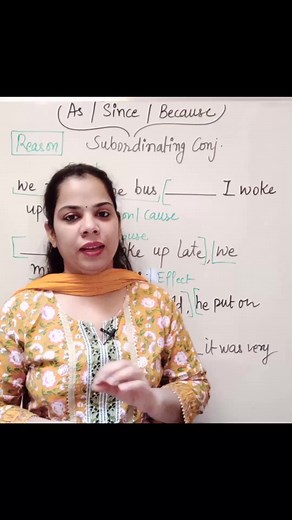 Adverb of Reason using - As / Since / Because by Neha Garg #englishconfusingwords #englishpost #englishgrammar #englishvocabulary #englishphrases #english #vocabfromthehindu #thehindunewspaper #economictimesofindia #timesofindia #thehinduvocabulary #thehindueditorial #englishforcompetitiveexams #englishidioms #englishproverbs #englishverbialnoun #englishyoutubechannels #englishreels #englishspeakingcourse #dailyuseenglishsentences #spokenenglish #advanceenglishgrammar #englishpronunciation #neha