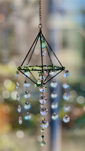 Judy Favia on Instagram: "Bring a touch of light and color into your space. Sun reflectors crafted from crystals and gems by Judy Favia / J. Calderone Artisan Studio now at TRAC GALLERY, 40 Main St, Toms River, NJ 08753. Celebrate creativity—shop local Art and small business! #jcalderoneartisanstudio #tomsriverartistcommunity #downtowntomsriver"