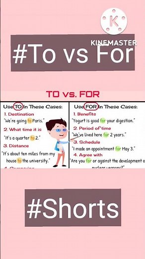To vs For|correct use of To &for in English grammar#differencebetween To&For@Daily English Learning