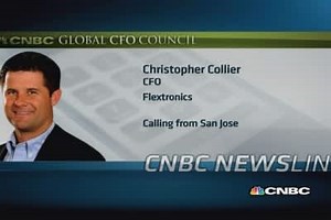 Flextronics CFO: We're pleased with Q1 results