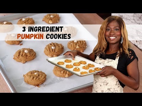 3 Ingredient Pumpkin Cookies