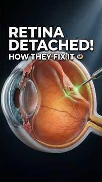 A Detached Retina Can Steal Your Vision—Here’s How Surgeons Repair It 👁️ #retinal #eyesurgery