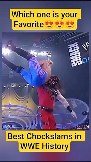 The Most Brutal Chokeslams in WWE History 💥 #wwe #youtubeshorts #viral