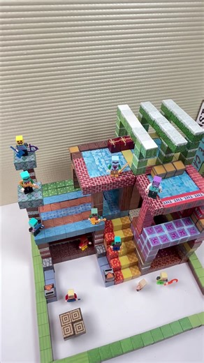 Creative Minecraft Magnetic Building Blocks for Kids