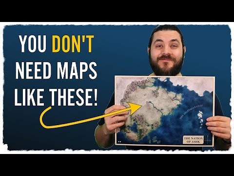 The EASIEST Way to Make A TTRPG Campaign Map