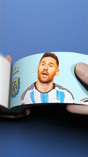 Lionel Messi Goal FlipBook #messi #flipbook #shorts