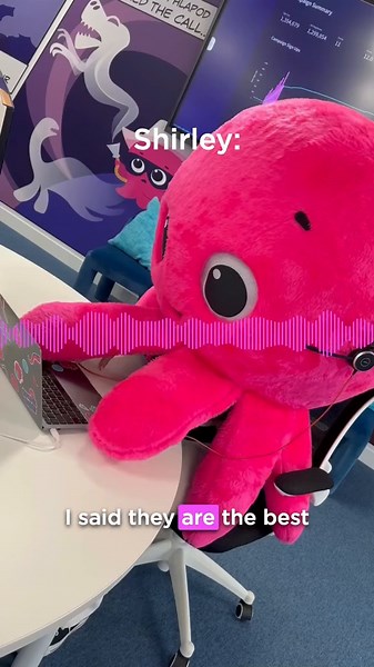 Shirley cannot be censored! The bleeps got us one or two ASA complaints but they sided with us. I guess they liked Shirley as much as we do. 🤷‍♀️ #octopusenergy #customerservicebelike