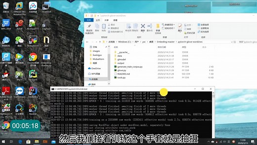 拿来即可用系列——word2vec及glove词向量代码运行演示